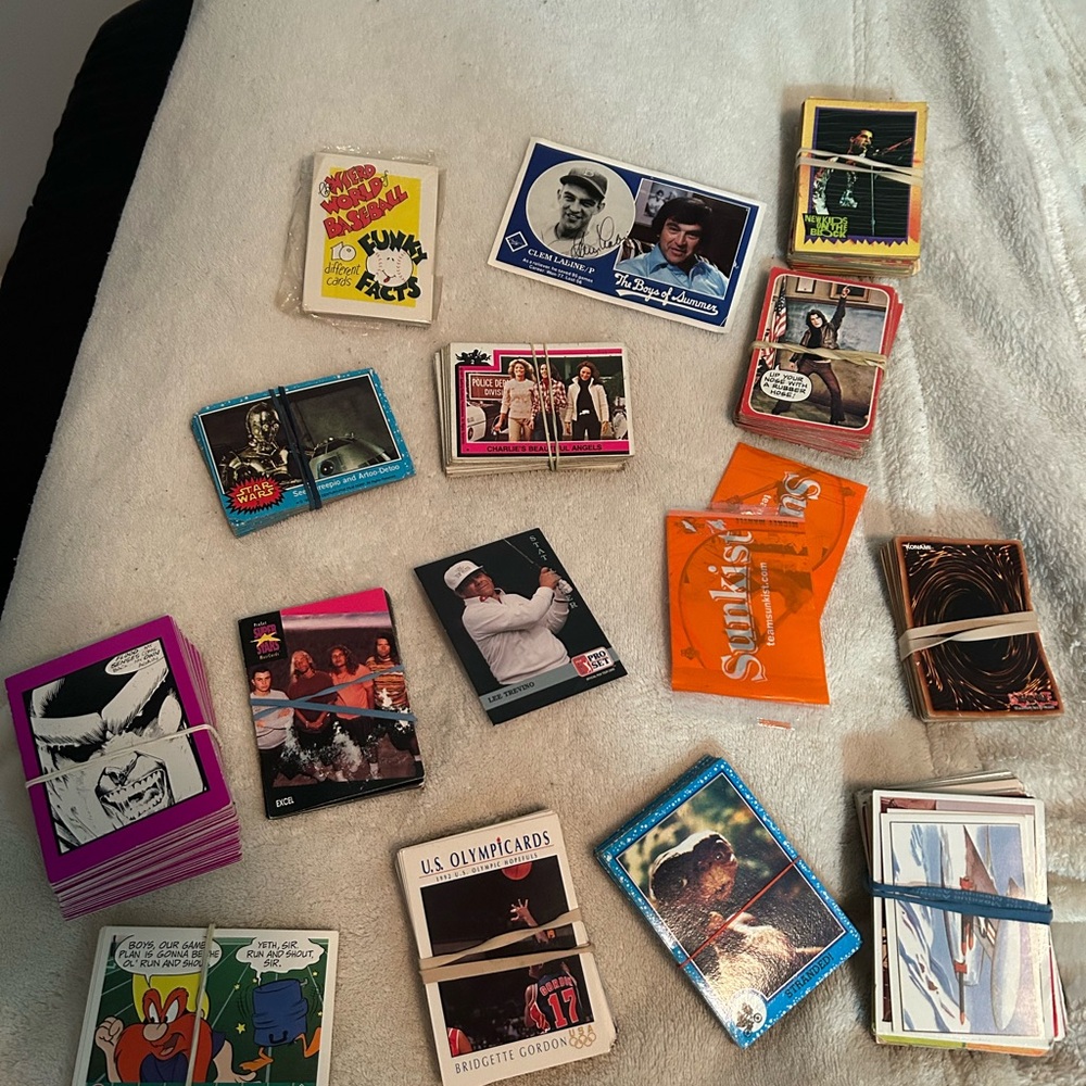 Collectable 70s and 80s trading cards!